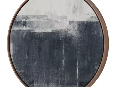 Abstract Painting Frame set 3D model 746