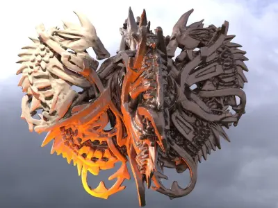 Sea Horse Heart 3D model