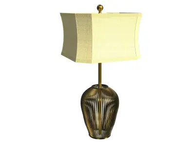 Traditional Shade Table Lamp by Illumino  3D model