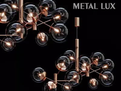 GLOBAL 150 BRONZE CHANDELIER  3D model