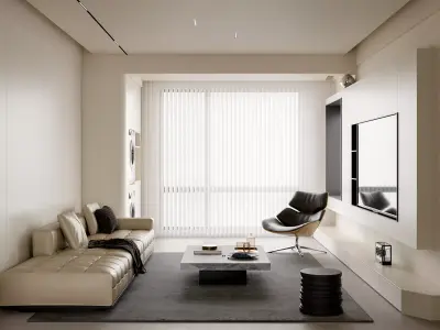 apartment interior scenes  3D model
