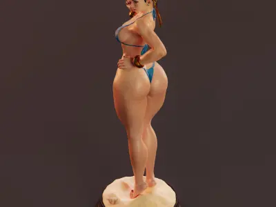 Chun-Li SF6 Bikini 3D print model