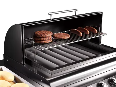 Barbecue 70 3D model
