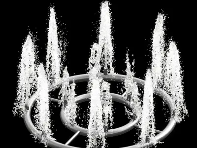 WATERFALL FOUNTAIN CASCADE  NO2 A 3D model