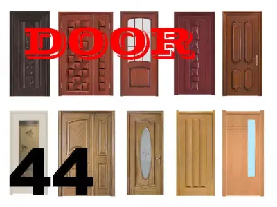 44 Classic Doors Collection  3D model