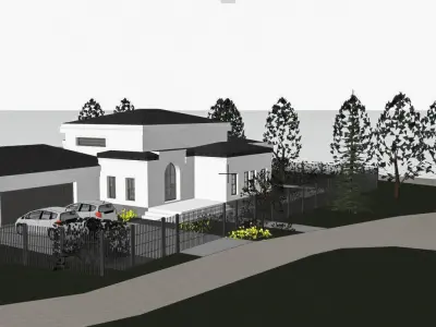 Vila house  Archicad 22  3D model 3D model