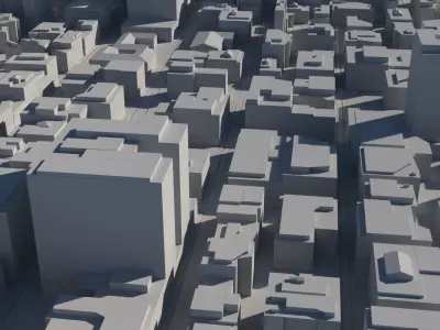 City 112 Low-poly 3D model