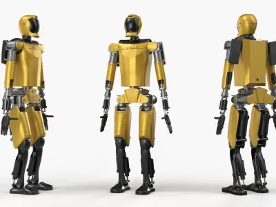  Humanoid Robot Kepler Yellow 