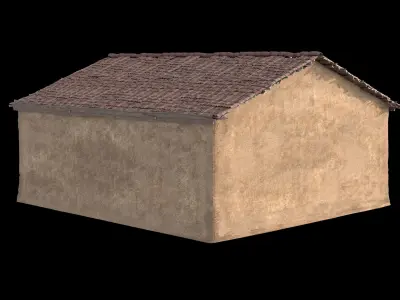 Indian Village House - Medieval Indian - Indian Hut 3D model