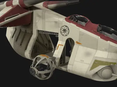 Star Wars - LAAT Low-poly 3D model