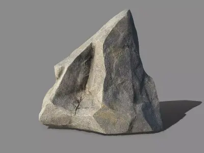 Mountain Rock 03 Low-poly 3D model