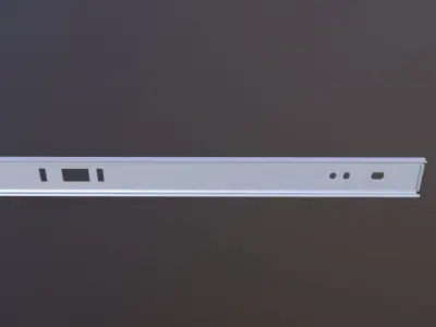 Slide Rail Low-poly 3D model