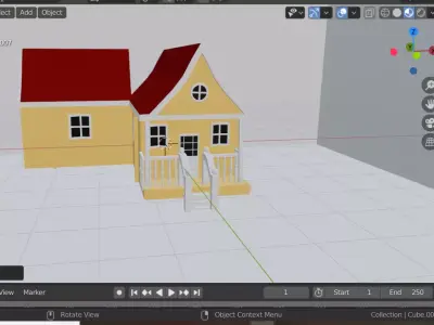 a house 3D model