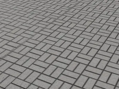 ConcreteSide1 Low-poly 3D model