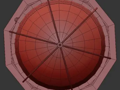 MALPLAQUET FLUSHMOUNT 3D model