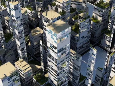 Future City A 4 3D model