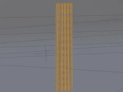Curtains Low-poly Low-poly 3D model