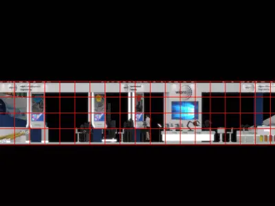 Exhibition Stand 20mtr  x 9mtr 3D model