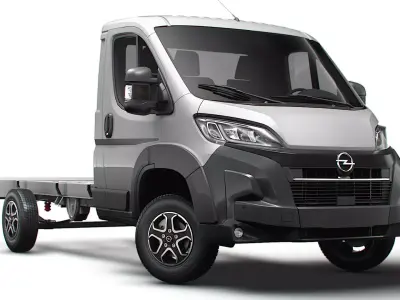 Opel Movano Chassis SingleCab L2 2026 3D model