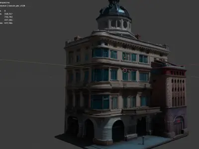 Exquisite Old Building 1910 to 1920s  3D model