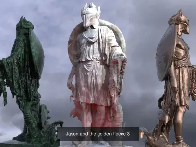 Greek Hero Collection 1 3D Model Pack