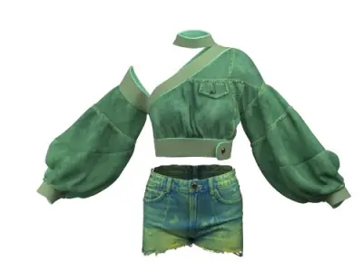 3D street clothes 3D model