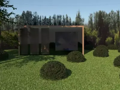 3D Modular House 3D model