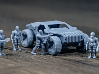 NOMAD vehicle 3D print model