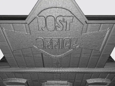 Wild west post office 3D print model