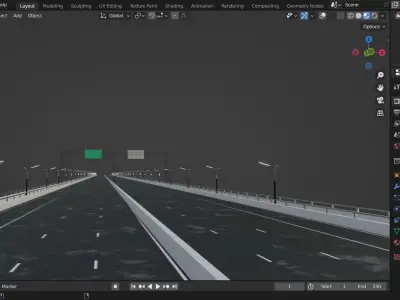 Bridge v1 Low-poly 3D model purchase