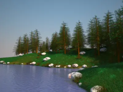 Landscape Model 02 3D model