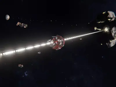 Space Elevator Scene  3D model