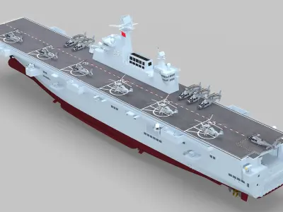  Chinese Navy Type 075 Amphibious Assault Ship 
