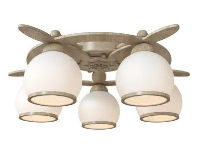 Ceiling chandelier OML-50507-05 and OML-50517-05 3D model