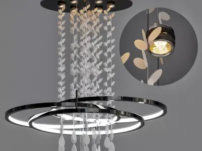 Bruma LED Celling Lamp 3D model