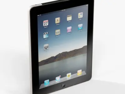 Apple iPad 16Gb tablet Low-poly 3D model