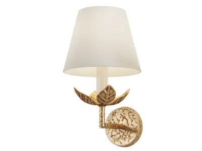 Carrick Leaf Wall Light 3D model