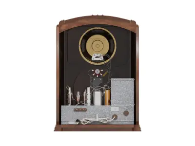 Zenith Walton Radio Model 7-J-232 3D model