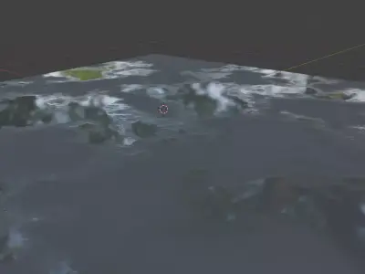 wet floor 3D model