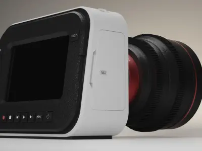  Blackmagic Production Camera 4K - 3D Model 3D model