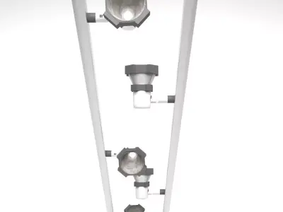 Modern Floor Lamps 3D model