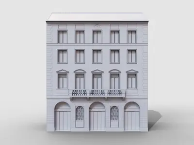 Classic Italian Building 2 3D model