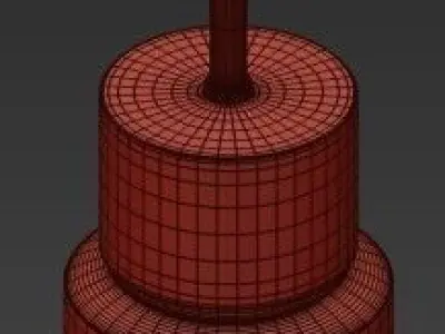 OSMAN three hanging lights with name 3D model