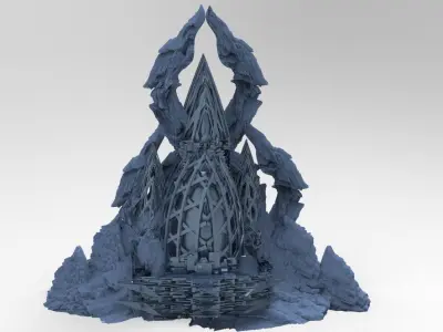 Arcane Mountain Elite Cliffs 3D model