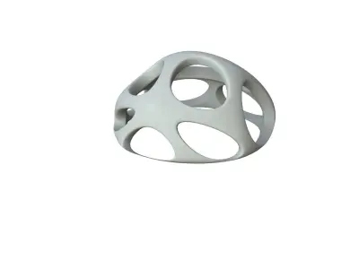 SciFi Cube Object No 52455 Low Poly Shape Low-poly 3D model