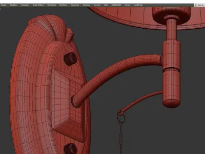 GVENET  WALL Low-poly 3D model