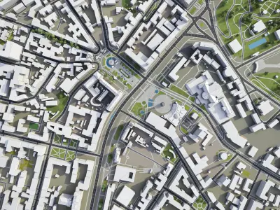 Kiev - Kyiv Low-poly 3D model