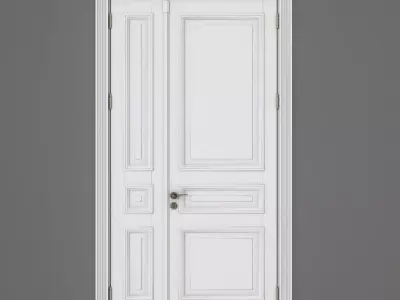 Door with trim 3D model purchase