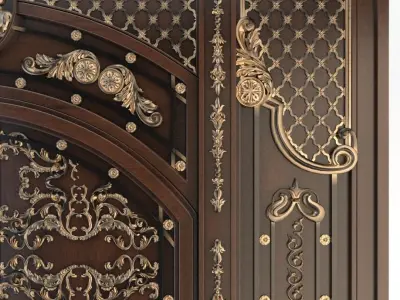 classic door 3D model