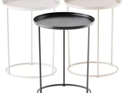 COSTANCE Round coffee table by MEMEDESIGN 3D model
